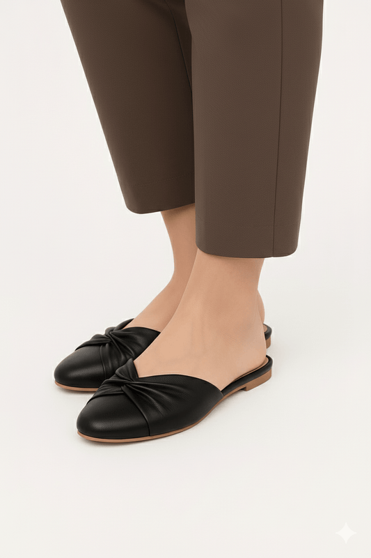 Knotted Slip-on Elegance