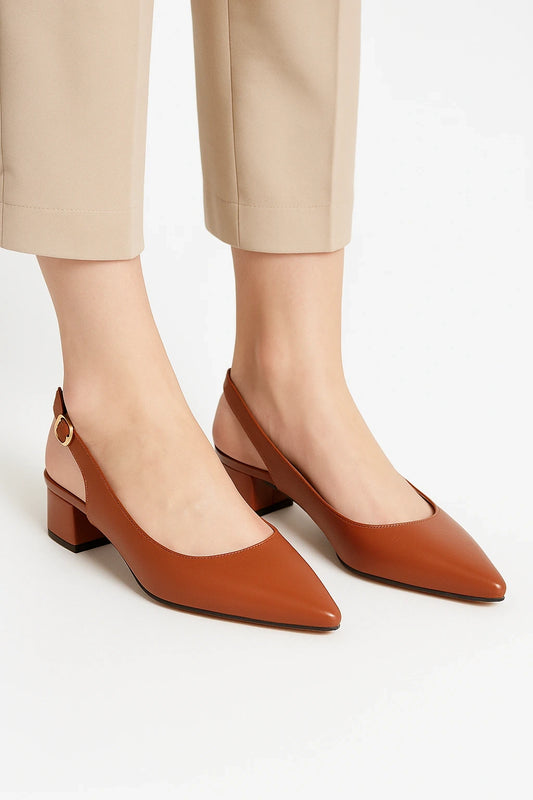 Classic Brown Heels