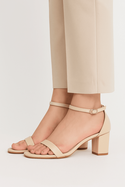 Minimalist Strappy Heels